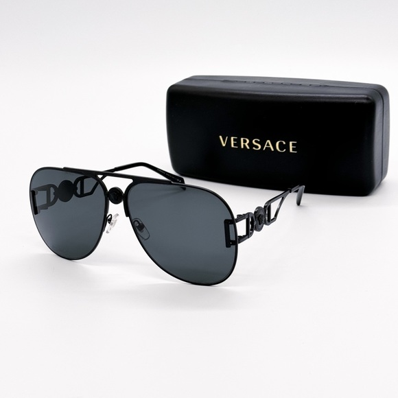 NEW VERSACE VE2255 1261/87 UNISEX SUNGLASSES MOD2255 1261/87 METAL VE2255 126187 - Picture 2 of 13